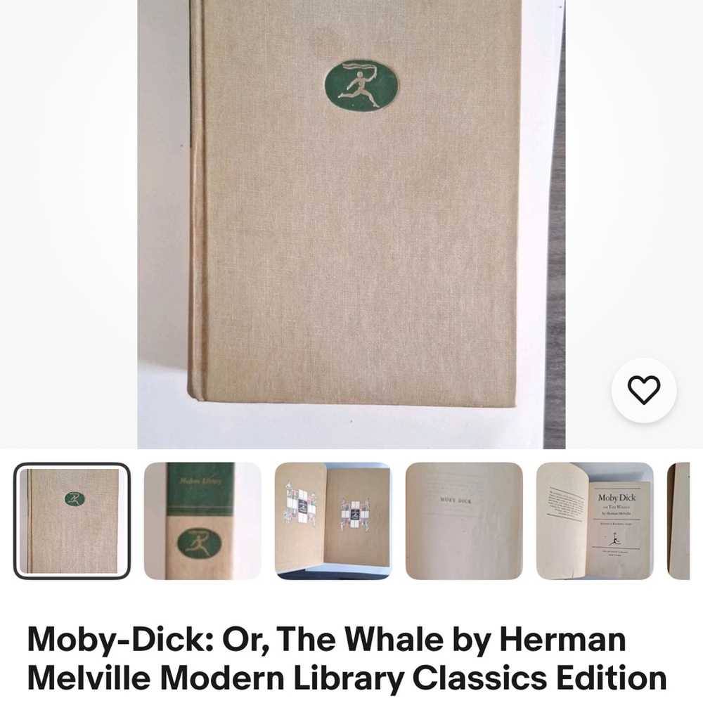 Moby-Dick Modern Library Classics Edition - Picture 6 of 6